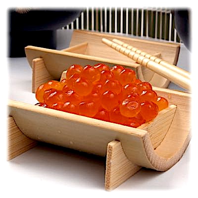 Premium Salmon Caviar - Sushi Style Ikura - 1/2 Kilogram Pail